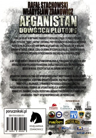 Afganistan. Dowódca plutonu - Rafał Stachowski, Władysław Zdanowicz [KSIĄŻKA]