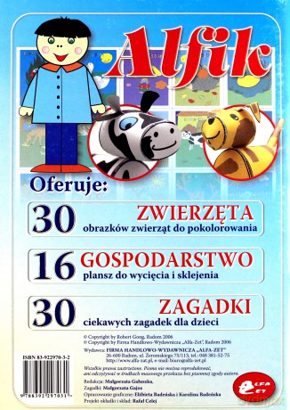 Alfik. Zeszyt edukacyjny [KSIĄŻKA]