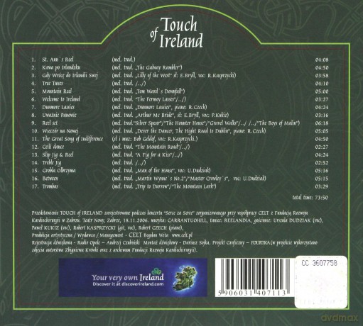 Carrantouhill: Touch Of Ireland (digipack) [CD]