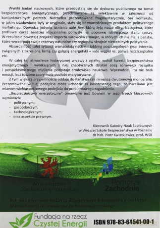 Bezpieczeństwo energetyczne. Rynki surowców i energii (Tom 1) - Piotr Kwiatkiewicz [KSIĄŻKA]