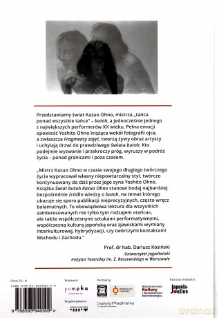 Świat butoh Kazuo Ohno - Kazuo Ohno, Ohno [KSIĄŻKA]
