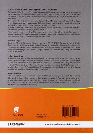 Upadłość konsumencka. Po dużej nowelizacji. Komentarz [KSIĄŻKA]
