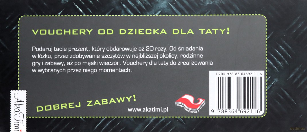Vouchery dla mojego taty - A. Szymendera [KSIĄŻKA]