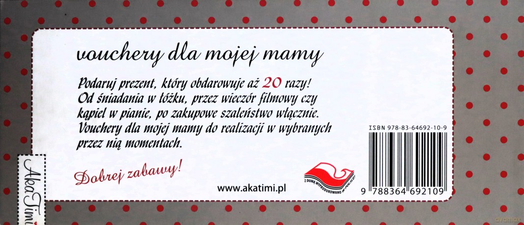 Vouchery dla mojej mamy - A. Szymendera [KSIĄŻKA]