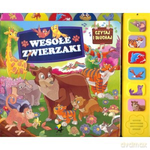 Wesołe zwierzaki. Czytaj i słuchaj [KSIĄŻKA]