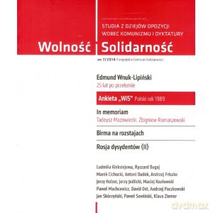 Wolność i Solidarność. 7/2014 [KSIĄŻKA]
