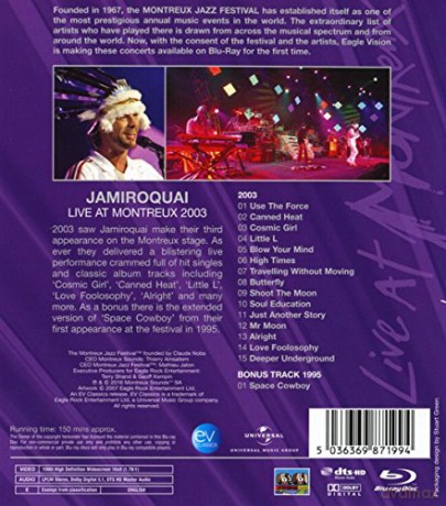 Jamiroquai: Live At Montreux 2003 [Blu-Ray]