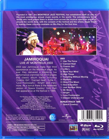 Jamiroquai: Live At Montreux 2003 [Blu-Ray]