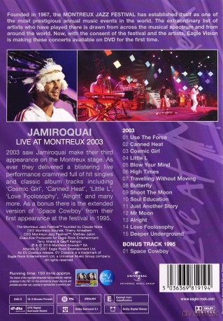Jamiroquai: Live At Montreux 2003 [DVD]