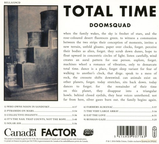 Doomsquad: Total Time (digipack) [CD]