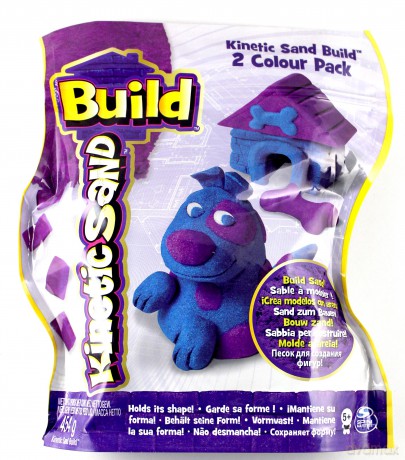 KINETIC SAND Piasek konstrukcyjny purpurowo-niebieski