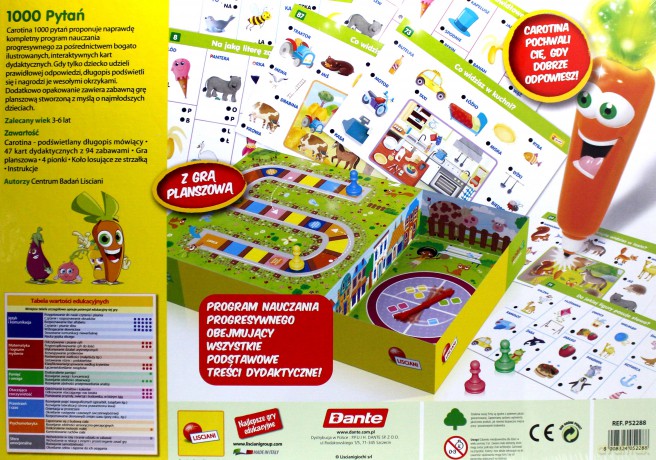 LISCIANIGIOCHI Carotina Gra interaktywna 1000 Pytań [GRA]