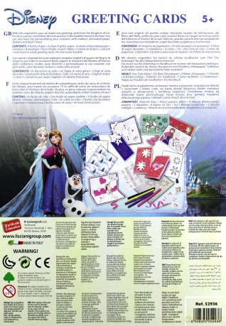 LISCIANIGIOCHI Frozen Kartki okolicznościowa