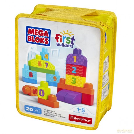 MEGA BLOKS First builders Liczymy 12 [KLOCKI]