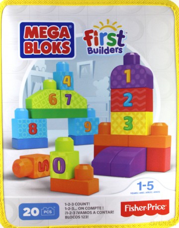 MEGA BLOKS First builders Liczymy 12 [KLOCKI]