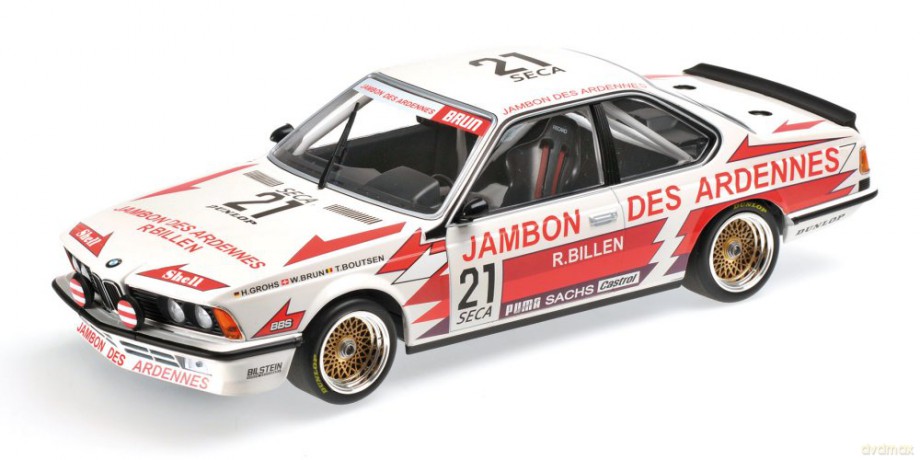 MINICHAMPS BMW 635 CSI Brun Motorsport