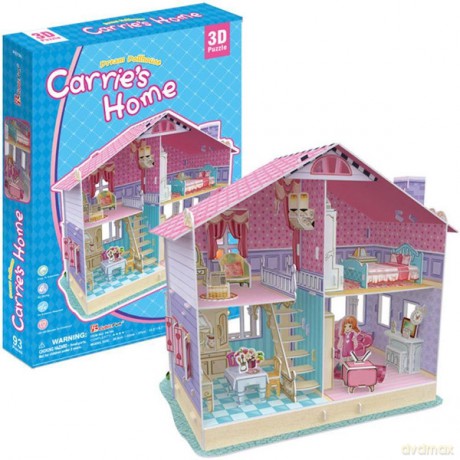 PUZZLE 3D Domek dla lalek Carrie [PUZZLE]