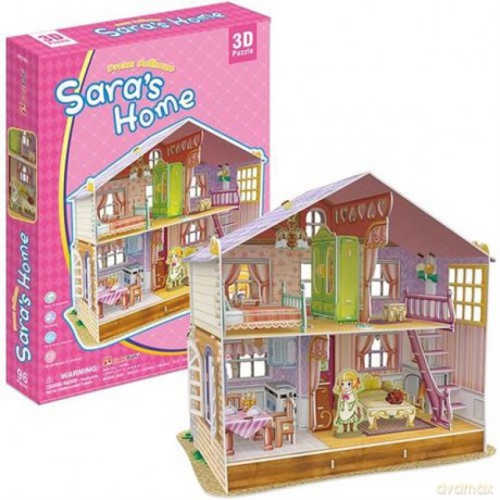 PUZZLE 3D Domek dla lalek Sara [PUZZLE]