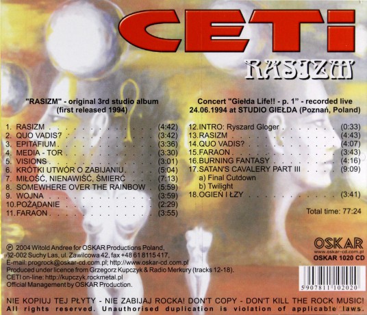 Ceti: Raszizm [CD]