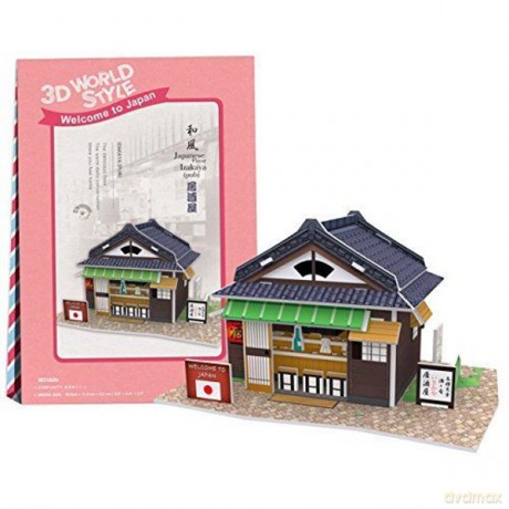 PUZZLE 3D Domki świata Japonia [PUZZLE]