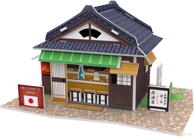 PUZZLE 3D Domki świata Japonia [PUZZLE]