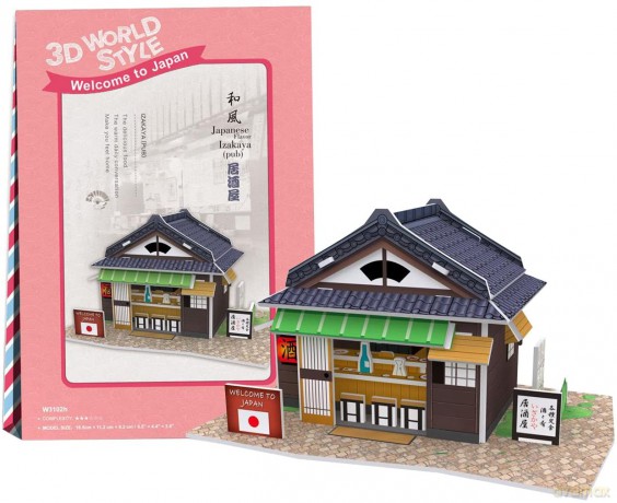 PUZZLE 3D Domki świata Japonia [PUZZLE]