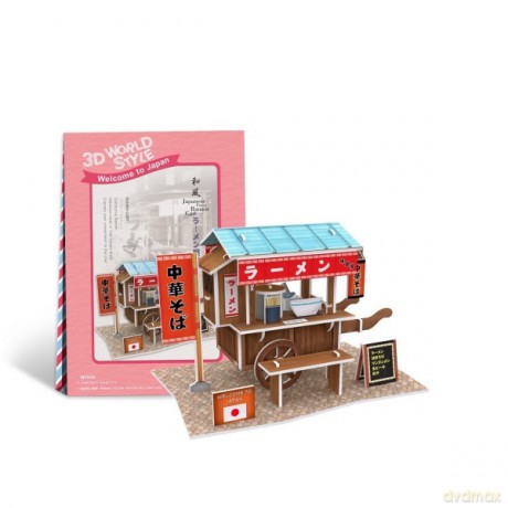 PUZZLE 3D Domki świata Japonia [PUZZLE]