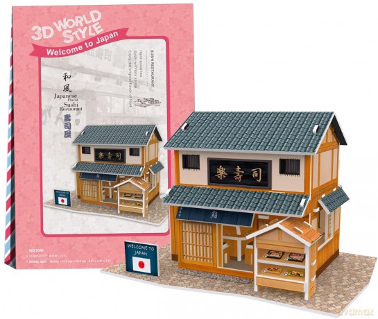 PUZZLE 3D Domki świata Japonia [PUZZLE]