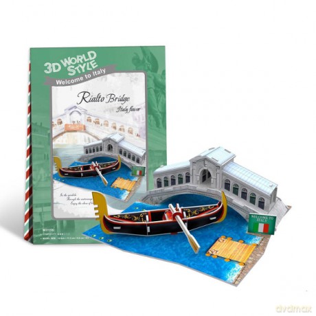 PUZZLE 3D Domki świata Włochy [PUZZLE]
