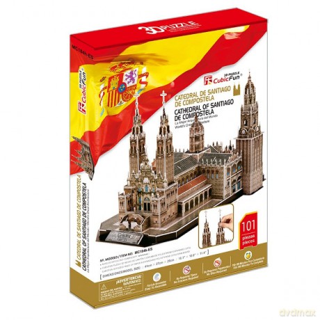 PUZZLE 3D Katedra de Santiago de Compostela [PUZZLE]