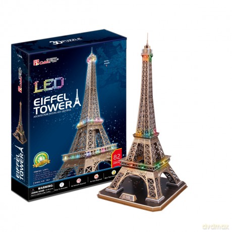 PUZZLE 3D Wieża Eiffla (Światło) [PUZZLE]