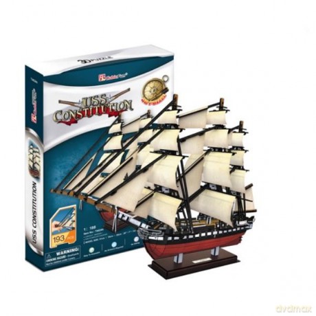 PUZZLE 3D Żaglowiec USS Constitution [PUZZLE]