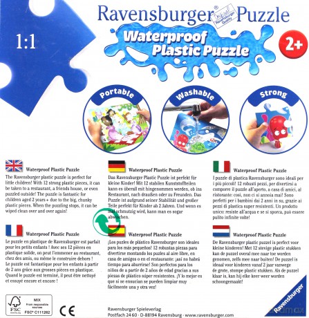 RAVENSBURGER 12 el. Masza i niedźwiedź [PUZZLE]