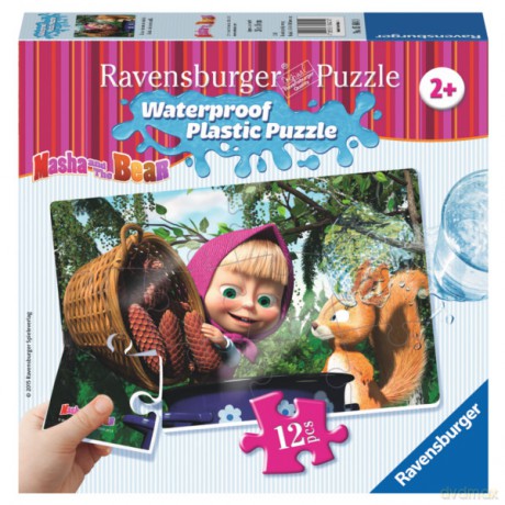 RAVENSBURGER 12 el. Masza i niedźwiedź [PUZZLE]