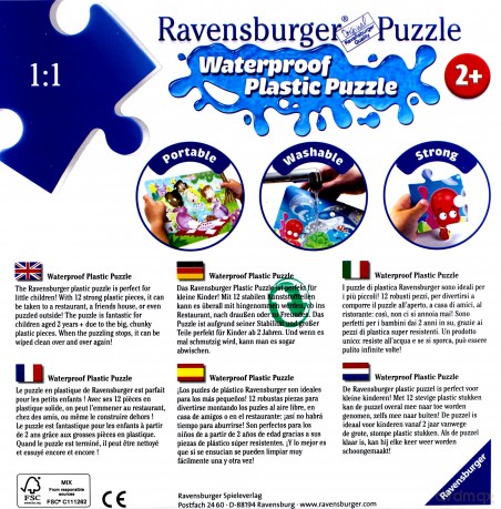 RAVENSBURGER 12 el. Masza i niedźwiedź [PUZZLE]