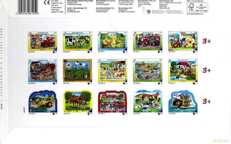 RAVENSBURGER 15 el. Strażak Sam [PUZZLE]