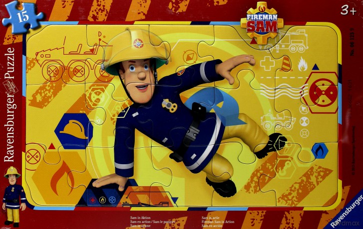 RAVENSBURGER 15 el. Strażak Sam [PUZZLE]