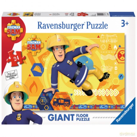 RAVENSBURGER 24 el. Strażak Sam [PUZZLE]