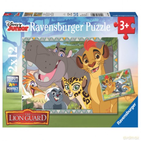 RAVENSBURGER 2X12 el. Lwia Straż [PUZZLE]