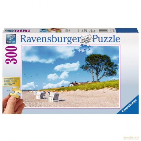 RAVENSBURGER 300 el. XXL Bałtycka plaża [PUZZLE]