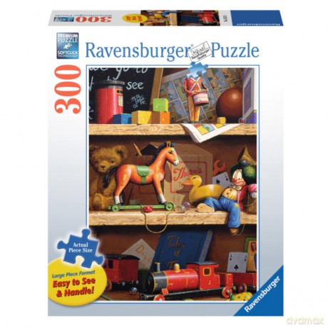 RAVENSBURGER 300 el. XXL Półka z zabawkami [PUZZLE]
