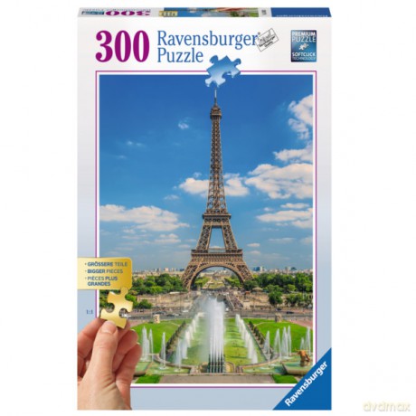 RAVENSBURGER 300 el. XXL Wieża Eiffla [PUZZLE]