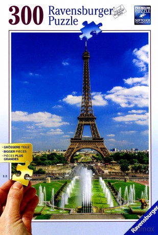 RAVENSBURGER 300 el. XXL Wieża Eiffla [PUZZLE]