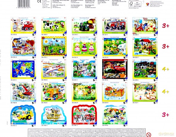 RAVENSBURGER 33 el. Strażak Sam [PUZZLE]