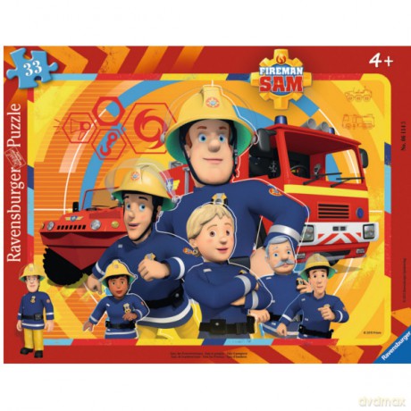 RAVENSBURGER 33 el. Strażak Sam [PUZZLE]