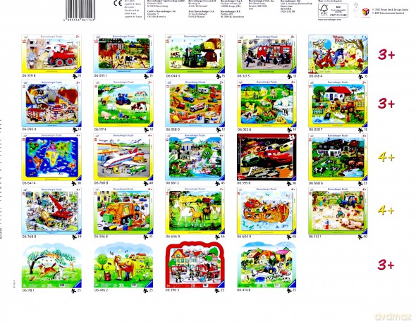 RAVENSBURGER 33 el. Strażak Sam [PUZZLE]