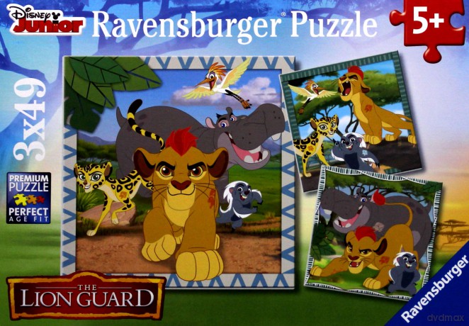 RAVENSBURGER 3x49 el. Lwia Straż [PUZZLE]