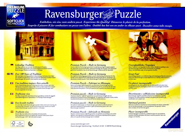 RAVENSBURGER 3x500 el. Tryptyk japoński [PUZZLE]