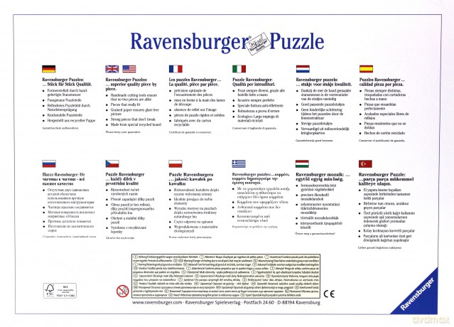 RAVENSBURGER 4x100 el. Frozen, winter [PUZZLE]