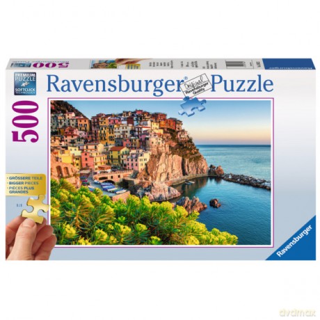 RAVENSBURGER 500 el. XXL Kolorowa Italia [PUZZLE]
